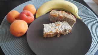Banana bread à l'abricot 