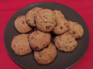 Cookies moelleux aux raisins