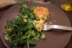 Crumble aux courgettes ww