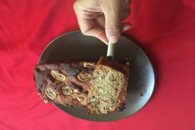 Banana bread aux noix de pécan et noisettes