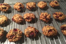 Cookies aux flocons d’avoine et cranberries