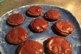 Petits biscuits aux haricots rouges et chocolat