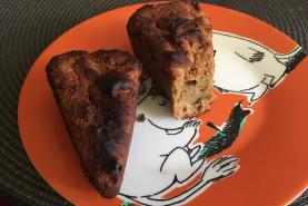 Gateau à la banane et aux noisettes
