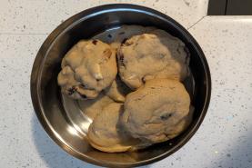 Cookies au chocolat blanc et cranberry